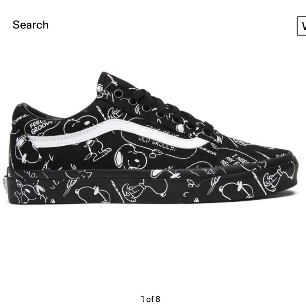 VANS- 2017 Vans Peanuts x Old Skool 'Snoopy' unisex men’s 7/ woman’s 9.5
